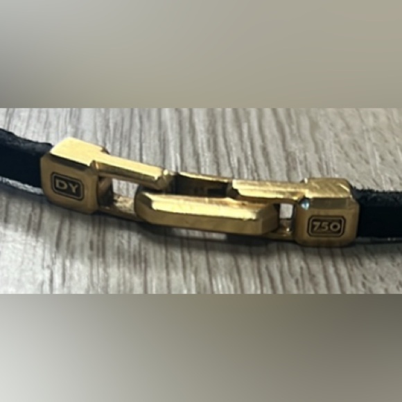 David Yurman 18k/750 gold bracelet S/M. - Picture 2 of 3